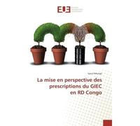 La mise en perspective des prescriptions du GIEC en RD Congo - Saoul Ndungo - Universitaires Europeennes - broché - Essai