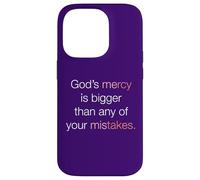 La miséricorde de Dieu est Plus Grande Que n'importe laquelle de Vos erreurs Coque pour iPhone 14 Pro