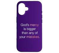 La miséricorde de Dieu est Plus Grande Que n'importe laquelle de Vos erreurs Coque pour iPhone 16