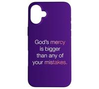 La miséricorde de Dieu est Plus Grande Que n'importe laquelle de Vos erreurs Coque pour iPhone 16 Plus