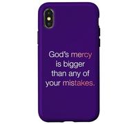 La miséricorde de Dieu est Plus Grande Que n'importe laquelle de Vos erreurs Coque pour iPhone X/XS