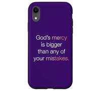 La miséricorde de Dieu est Plus Grande Que n'importe laquelle de Vos erreurs Coque pour iPhone XR