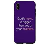 La miséricorde de Dieu est Plus Grande Que n'importe laquelle de Vos erreurs Coque pour iPhone XS Max