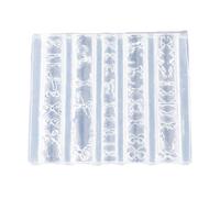 La mode met en valeur vos projets avec ce kit de moules en silicone pour le nail art 3D et la fabrication de bijoux sur les accessoires pour les moules