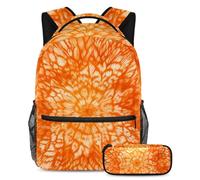 La mode rencontre la fonction, ensemble de 2 cartables pour enfants avec sac à dos et trousse à crayons, sac de voyage de grande capacité pour garçons, filles et adolescents, teinture sur nœuds