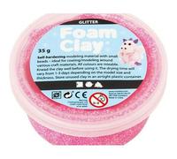 La Modélisation De La Balle Tapis Auto-Durcissement De La Mousse D'argile Neon Rose Scintillant, De La Mousse D'argile, De Modèle, De La Créativité À L'école