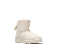 La Modeuse-Bottines-Boots en suédine à Ruban noué à l'arrière