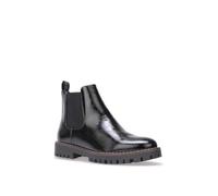 La Modeuse-Bottines-Bottines Chelsea Vernies à Semelle crantée