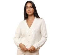 La Modeuse Cardigan à sequins et boutons perles