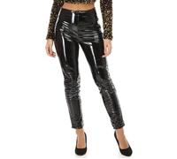 La Modeuse-Leggings-Tregging en vinyle avec fermeture zippée sur le côté.Doté d'un élastique au niveau de la taille.Longueur XS
