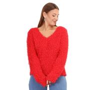 La Modeuse Pull duveteux avec fils brillants