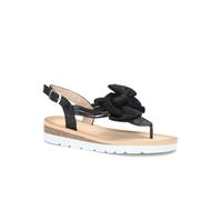La Modeuse-Sandales, Nu-Pieds-Nu-Pieds à Cordons et Bride Paillettes avec Un Noeud en Tissu