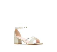La Modeuse-Sandales, Nu-Pieds-Sandales à Brides Vernies et pailletées