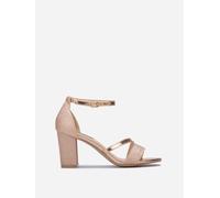 La Modeuse-Sandales, Nu-Pieds-Sandales à Brides Vernies et pailletées