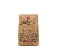 La Molisana, Farfalle Rigate Complet N°66 Pâtes Complètes de blé Italien Uniquement Bronze Tiré Riche en Fibres Rugueuses Tenaces Excellente Tenue Cuisson - Lot de 500 g