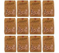 La Molisana Pasta Integrale Maccheroni n°37 Lot de 12 pâtes à grains entiers 100 % blé italien 500 g + boîte de 400 g