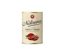 LA MOLISANA - Pulpe de Tomates en Dés -100% Tomates Italiennes · Tomates de Puglia · Idéale Comme Base de Sauce Tomate - La Boite de 400g - Le Lot De 4