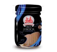 LA MONEGASQUE - Filets D'Anchois Allongés À L'Huile, Saveur Intense, 210g - Lot De 3