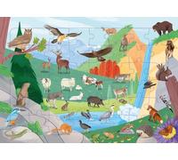 Piccolia Puzzle «La montagne» – 48 pièces – par Chiara Colagrande Karicola