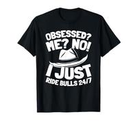 La Monte du Taureau Cow Boy - Wild West Bull Riding Rodéo T-Shirt