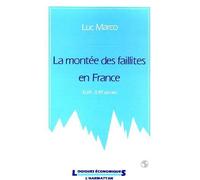 La montée des faillites en France, XIXe-XXe siècles