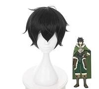 La montée du héros du bouclier Naofumi Iwatani perruque noire Costume de Cosplay Tate no Yuusha no Nariagari perruques de cheveux résistantes à la chaleur MZ-1131B