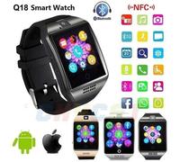 La montre de musique d'horloge Bluetooth Q18 montre intelligente prend en charge Android, Iphone avec carte SIM