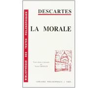 La morale - René Descartes - Vrin - Poche - Livre
