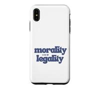 La moralité Prime sur la légalité Code Moral Compass Good Human Be Kind Coque pour iPhone XS Max