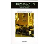 La Mort À Venise - (Suivi De) Tristan - (Et De) Le Chemin Du Cimetière - Récits