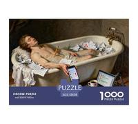 La Mort de Marat, Un effondrement en Ligne Puzzle en Bois Imperméable Puzzles De 1000 Pièces pour Adultes Coloré Jeux De Stimulants