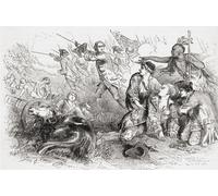 La mort du général Wolfe en 1759 à la bataille des plaines d'Abraham alias la bataille de Québec. James Wolfe 1727 1759. Officier de l'armée britannique. De Cassell Illustrated History of England