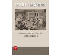 La mort - La sanction - Jérôme Julien - P.universite Toulouse 1 Capitole - broché - Etude