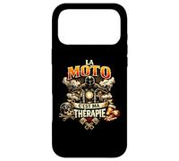 La Moto c’est ma thérapie - Humour Motard Vintage Coque pour iPhone 17 Pro Max
