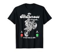 La moto cross m'appelle - idée humour Motocross Homme Femme T-Shirt
