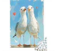 La Mouette Puzzle Adulte 1000 Pièces Puzzles 3D Abstrait Bricolage Moderne Art Mural Cadeau Unique Home Decor 1000pcs (75x50cm)