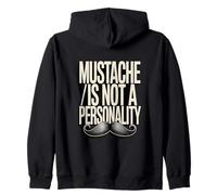 La Moustache n'est Pas Un Humour de personnalité Sweat à Capuche