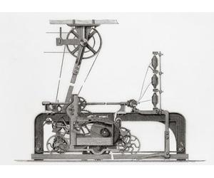 La mule auto-agissante est l'une des inventions les plus importantes de l'industrie textile du XIXe siècle car l'aide humaine n'était pas nécessaire, elle pouvait filer tous les types de fils fins et