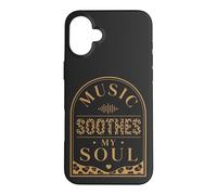 La Musique apaise Mon âme Les mélomanes Melody Audio Waves Coque pour iPhone 16 Plus