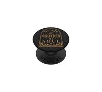 La Musique apaise Mon âme Les mélomanes Melody Audio Waves PopSockets PopGrip Adhésif