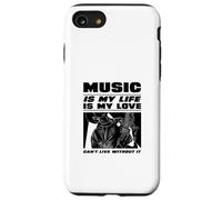 La Musique, C'est ma Vie et Mon Amour (Déclaration du Musicien) Coque pour iPhone SE (2020) / 7/8