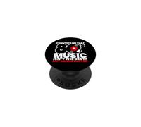 La Musique des années 80 est Le Meilleur mémo rétro des anné PopSockets PopGrip Adhésif