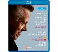 La Musique est le langage du corps et de l'âme, Portrait de Mariss Jansons & Mahler : Symphonie N° 2 [Blu-ray]