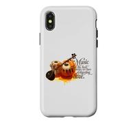La Musique est Le Meilleur Moyen de digérer Le Temps Instrument Indien Coque pour iPhone X/XS