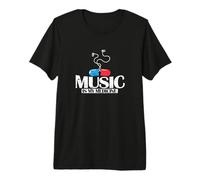 La Musique est ma médecine T-Shirt Haut de Gamme