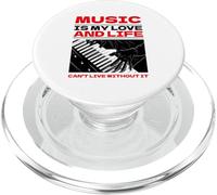 La Musique est Mon Amour et ma Vie (Déclaration du Musicien) PopSockets PopGrip pour MagSafe