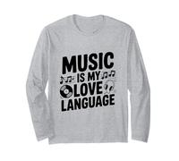 La Musique est Mon langage d'amour pour Les Amateurs de Musique passionnés Manche Longue