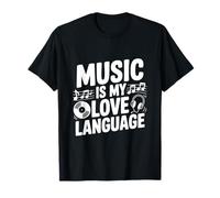 La Musique est Mon langage d'amour pour Les Amateurs de Musique passionnés T-Shirt