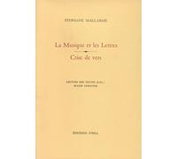 La Musique et les lettres, Crise de vers Suivi de Crise de vers - Stéphane Mallarmé - Ivrea - broché - Poésie