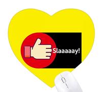 la musique hip - hop respecte véritablement louanges Jeux de tapis de souris en forme de coeur